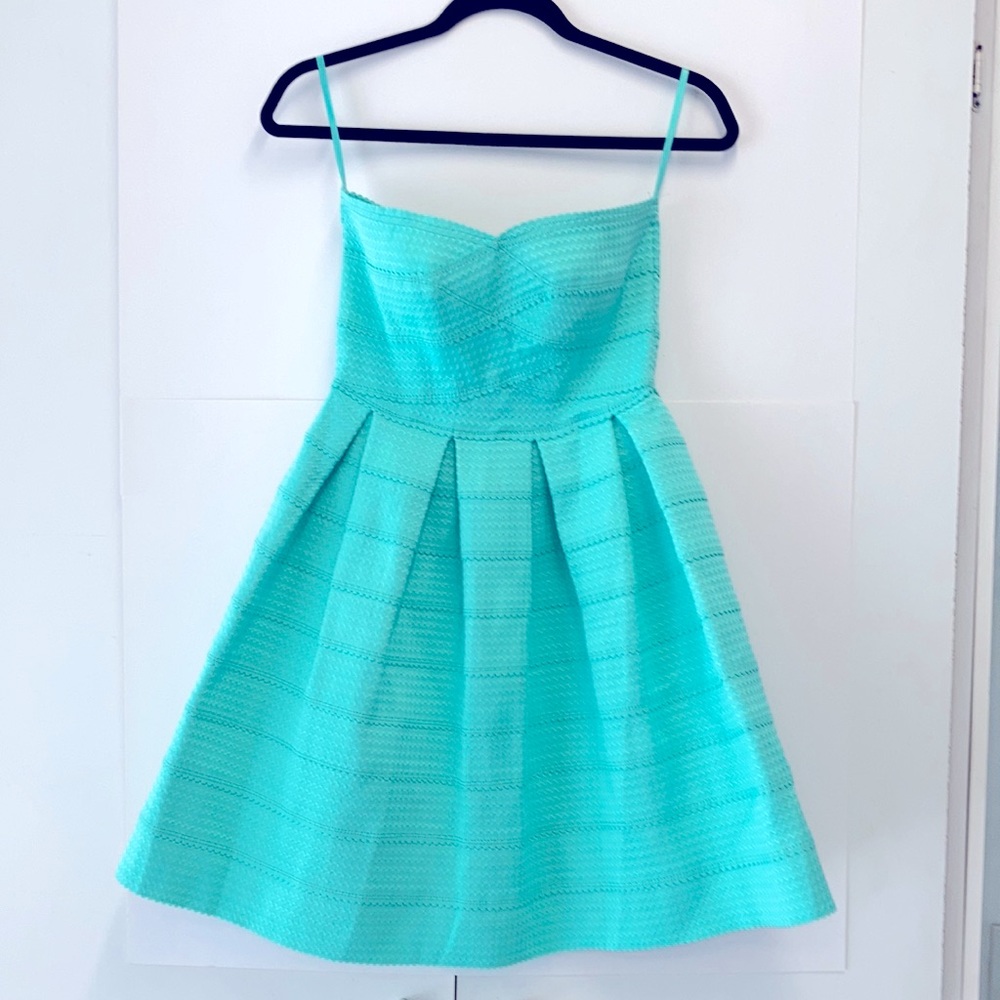 Honey Punch Mint Bandage Stripe Dress Size Small